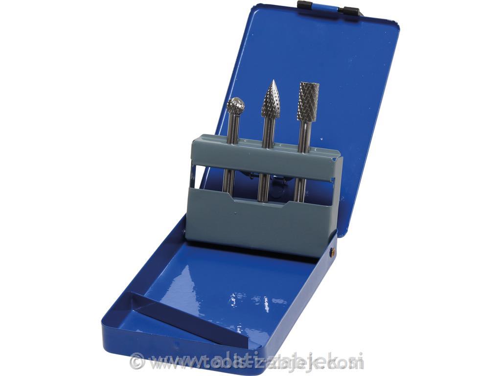 HSS milling cutter set, 3-piece BGS TECHNIC