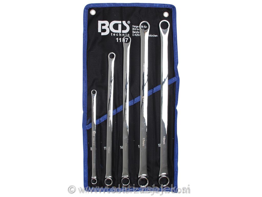 Set of long spanners 8-19mm BGS TECHNIC