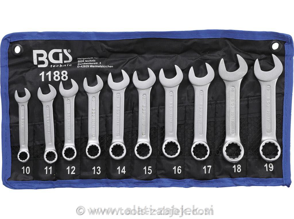 Spanner set 10-19 mm BGS TECHNIC