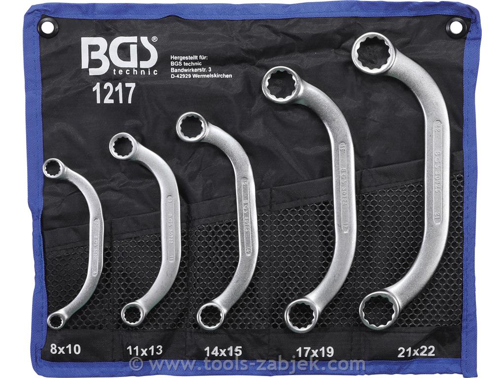 Ring spanners 8-22 mm BGS TECHNIC