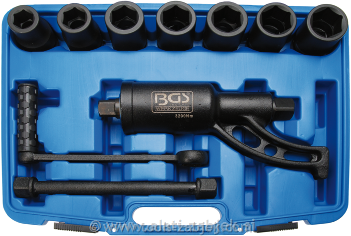 Torque multiplier - Russian wrench 1", 3200 Nm, 1:56 BGS TECHNIC
