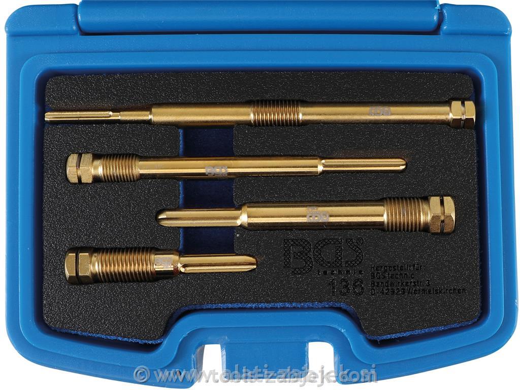 Reamer set for spark plugs BGS TECHNIC