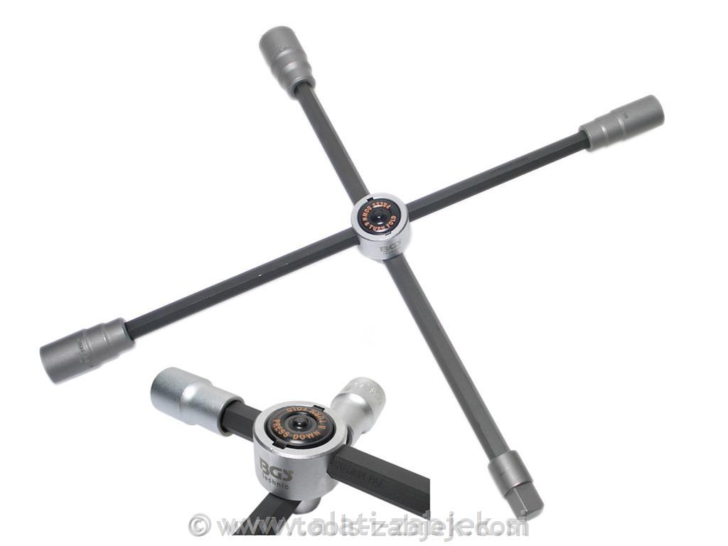 Wheel wrench for trucks 24x27x32x3/4" BGS TECHNIC