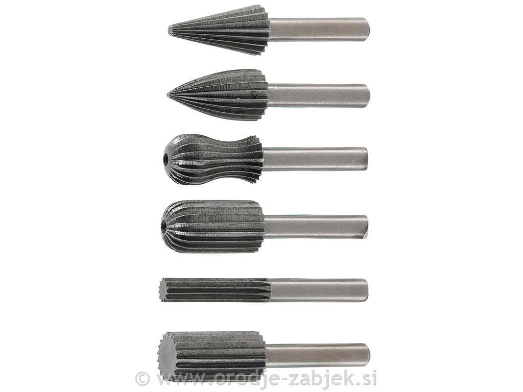 Milling cutter set for processing softermaterials BGS TECHNIC