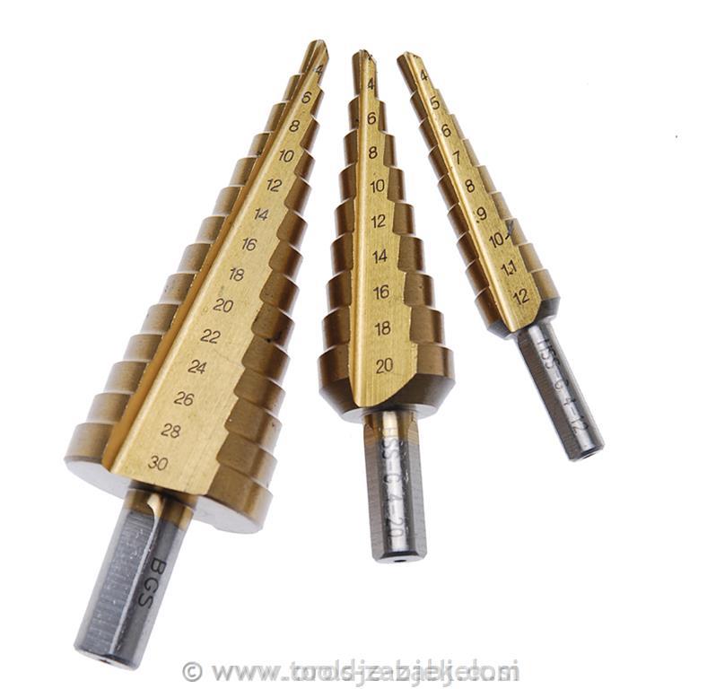 Tapered drill bits BGS TECHNIC
