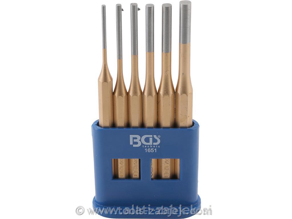 Pin punch set 3-8 mm, 150 mm BGS TECHNIC