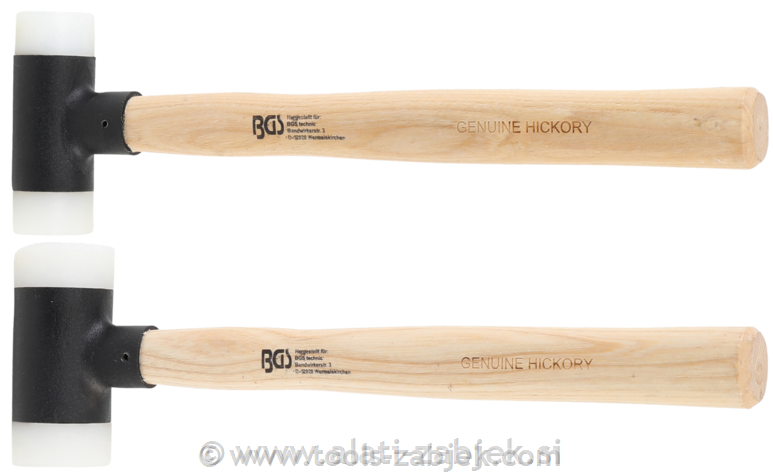 Set of 2 hammers with nylon ends BGS TECHNIC