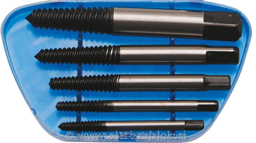 Broken screws and studs extractor set BGS TECHNIC