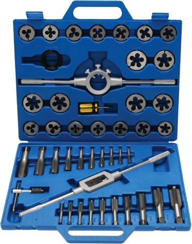 Tap drill bits and jaws, 45-piece set BGS TECHNIC