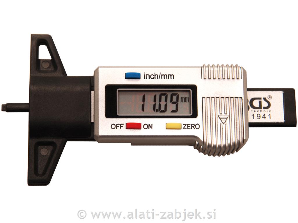 Digital profile depth gauge BGS TECHNIC
