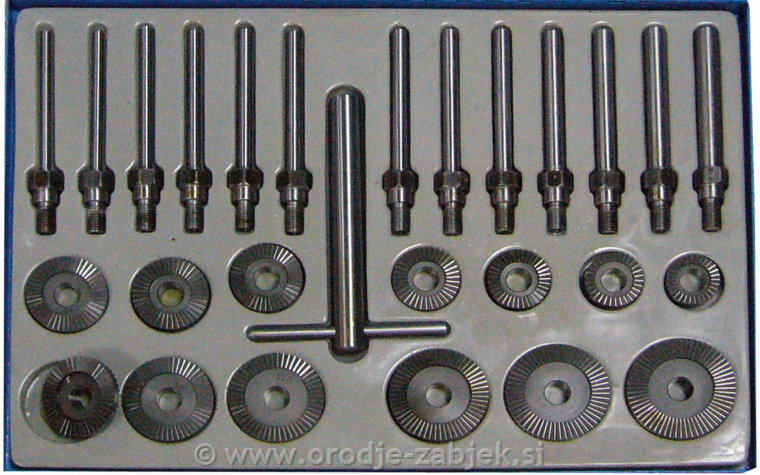 27-piece valve seat milling cutter set 30-60 mm BGS TECHNIC
