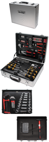 129-piece tool set in aluminum case BGS TECHNIC