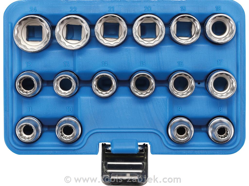 Socket set 1/2" BGS TECHNIC