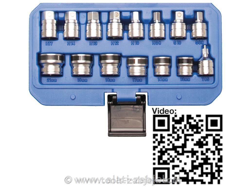 Magnetic oil drein plug sockets BGS TECHNIC