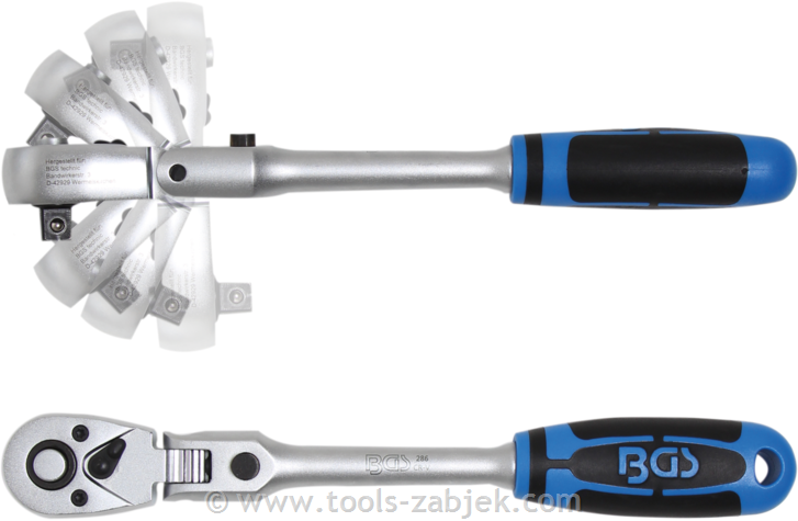 Ratchet with flexible head BGS TECHNIC