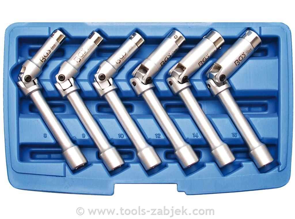 Universal joint glow plug set BGS TECHNIC