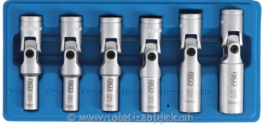 Glow plug socket 3/8", 8-16 mm BGS TECHNIC