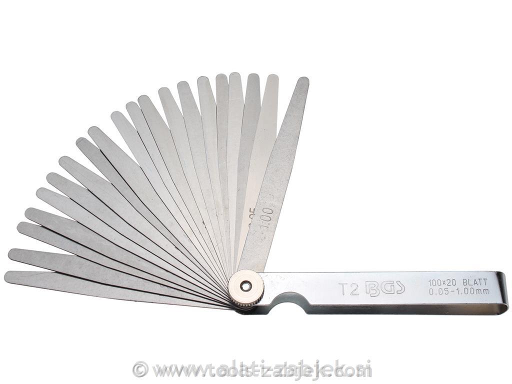 Feeler gauge 0,05-1,0 mm BGS TECHNIC