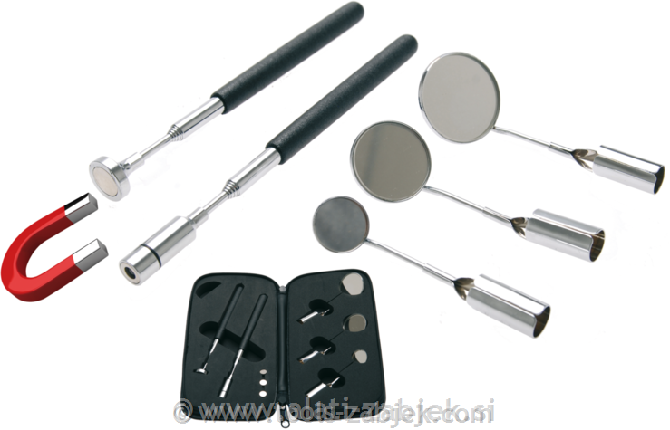 Magnetic set for lifting with LED light BGS TECHNIC