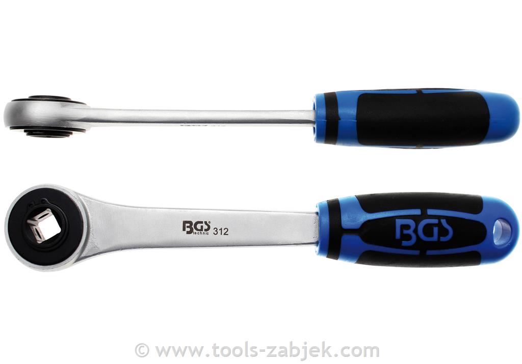 Go-through ratchet 1/2" BGS TECHNIC