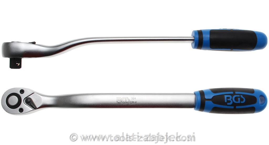 Ratchet, long 1/2" BGS TECHNIC