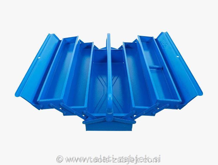 5-compartment aluminum tool box 530 x 200 x 200 mm BGS TECHNIC