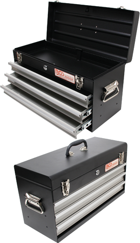 Portable tool case with 3 drawers BGS TECHNIC