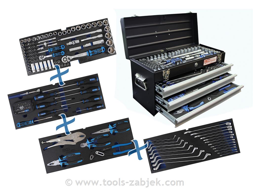 Tool case with 143-piece tool set BGS TECHNIC