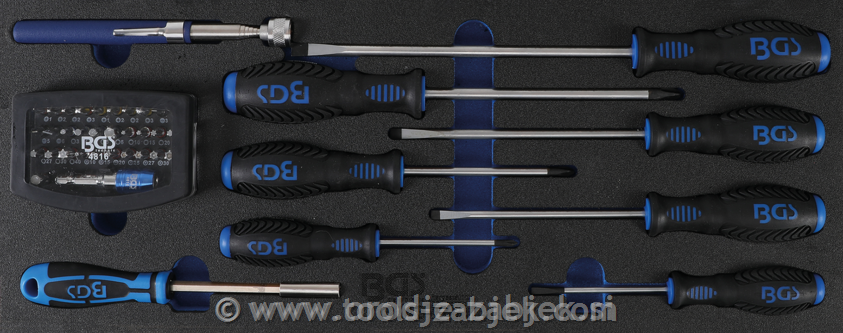 Tool case with 143-piece tool set BGS TECHNIC