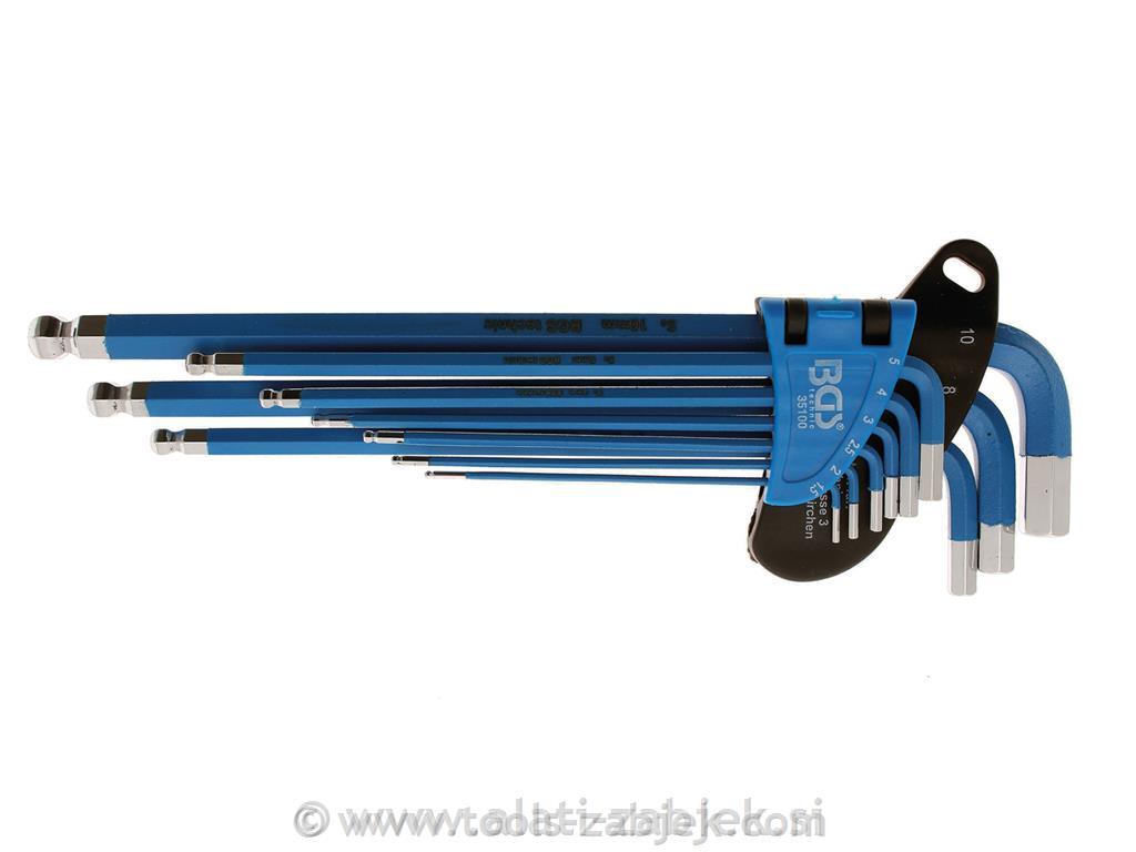 9-piece set of internal hexagon wrenches1,5 mm - 10 mm BGS TECHNIC