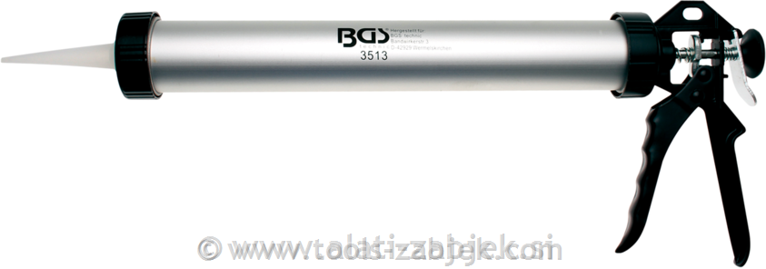 Aluminum caulking gun for cartridges 380mm BGS TECHNIC