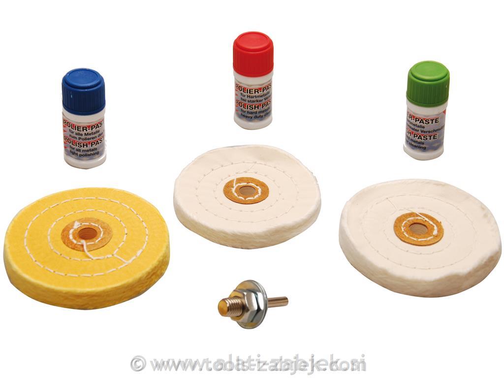 Polishing set for hard materials, 7-piece BGS TECHNIC