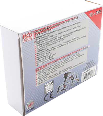 Digital stroboscope for petrol and diesel engines BGS TECHNIC
