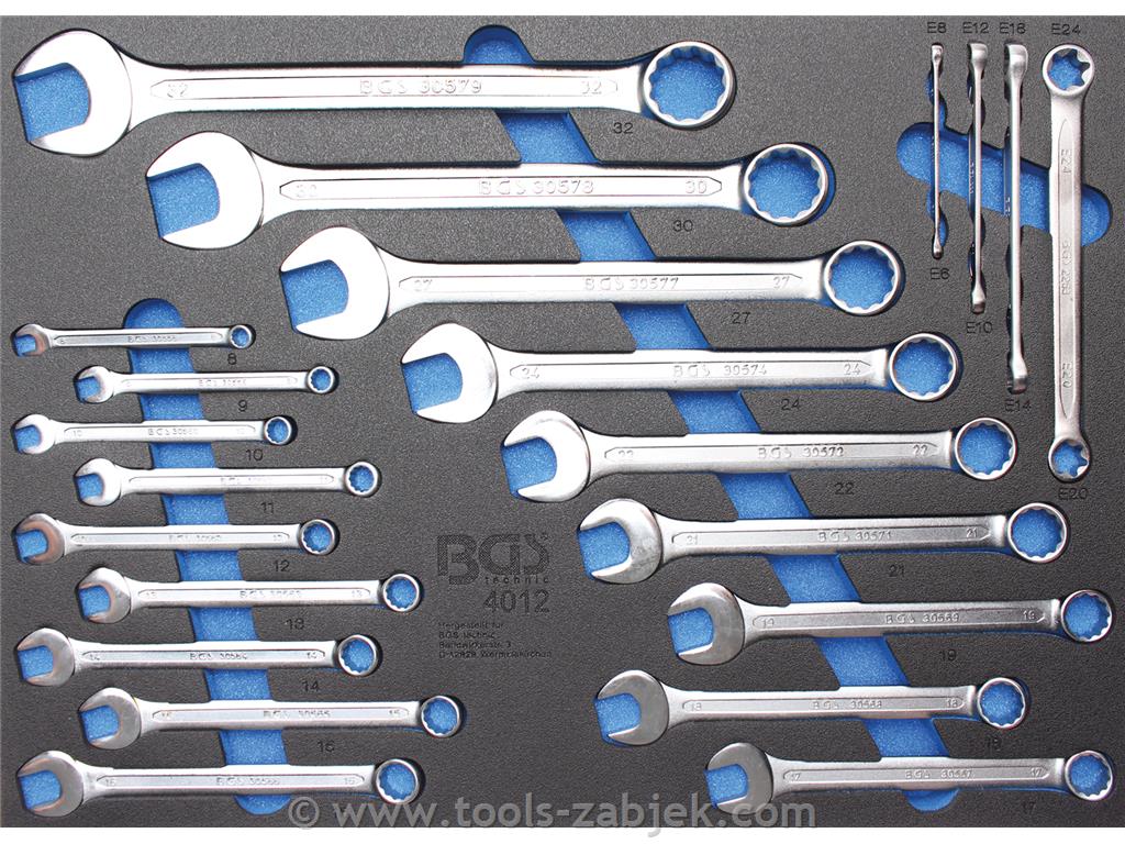 1/1 Spanner set, 22-piece BGS TECHNIC