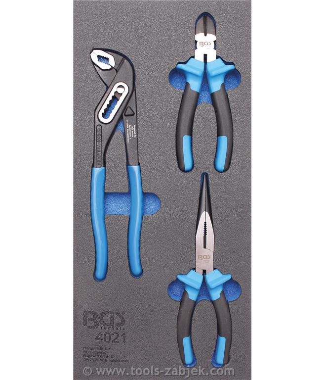 1/3 Cutters and pliers set, 3-piece 
