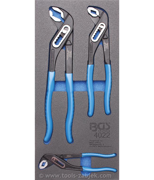 1/3 Water pump pliers set, 3-piece BGS TECHNIC