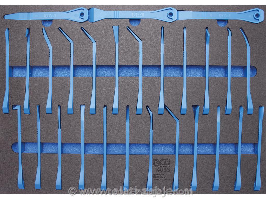 1/1 Set of plastic removal tools, 27-piece, BGS TECHNIC
