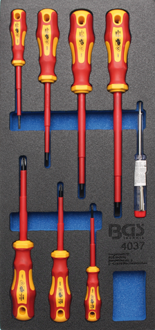 8-piece set of VDE screwdrivers BGS TECHNIC