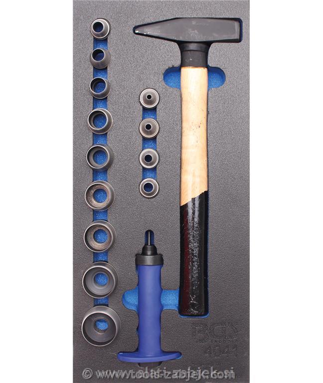 1/3 Hammer and hole punch set BGS TECHNIC