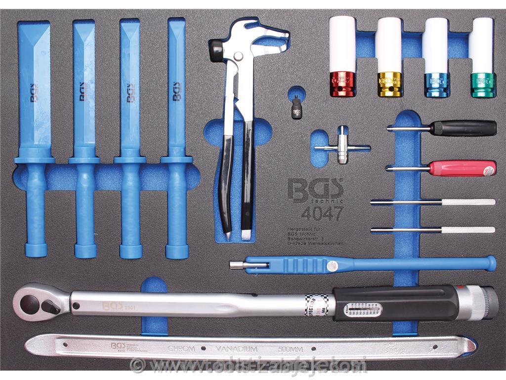 1/1 Set of special tools for tyre service,18-piece BGS TECHNIC