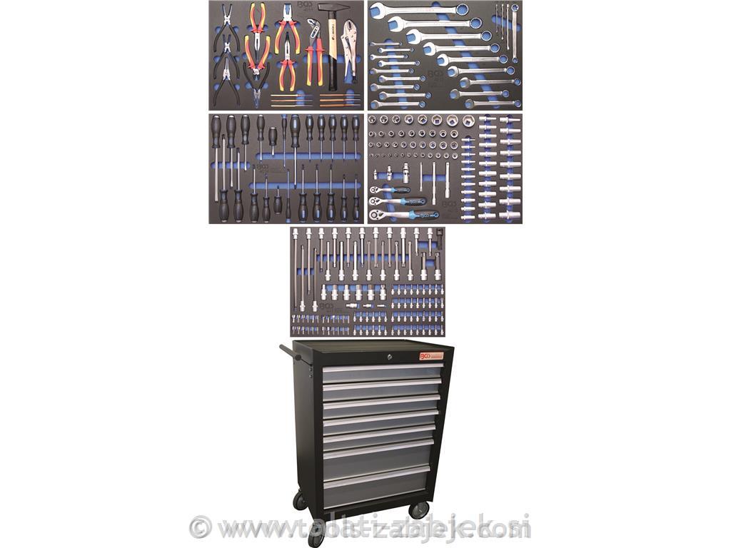 Tool trolley with 243-piece tool set BGS TECHNIC