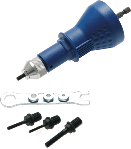 Rivet nut attachment M3 / M4 / M5 / M6 BGS TECHNIC