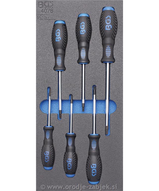 1/3 Set of Torx screwdrivers (T15-T40),5-piece BGS TECHNIC