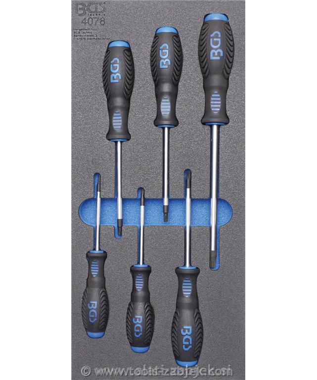 1/3 Set of Torx screwdrivers (T15-T40),5-piece BGS TECHNIC