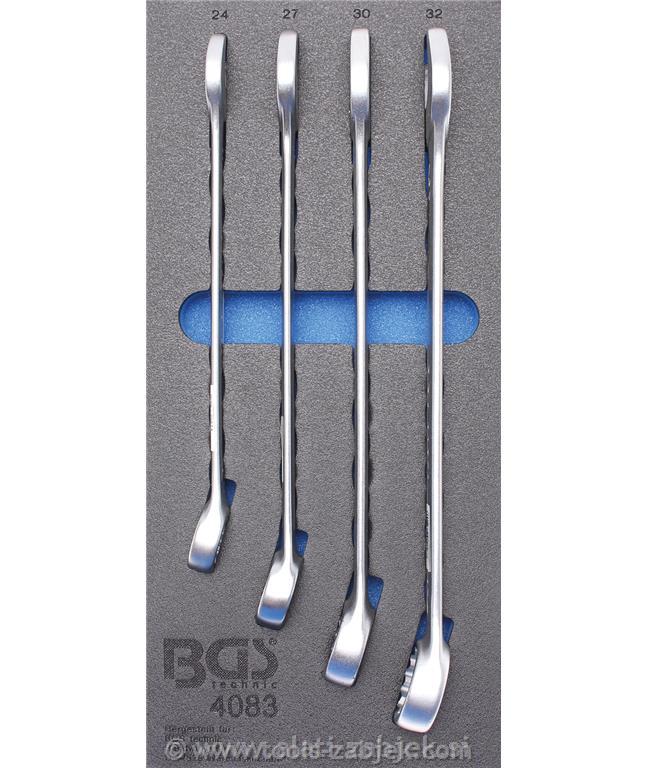 1/3 Open end spanner set XXL, 4-piece BGS TECHNIC