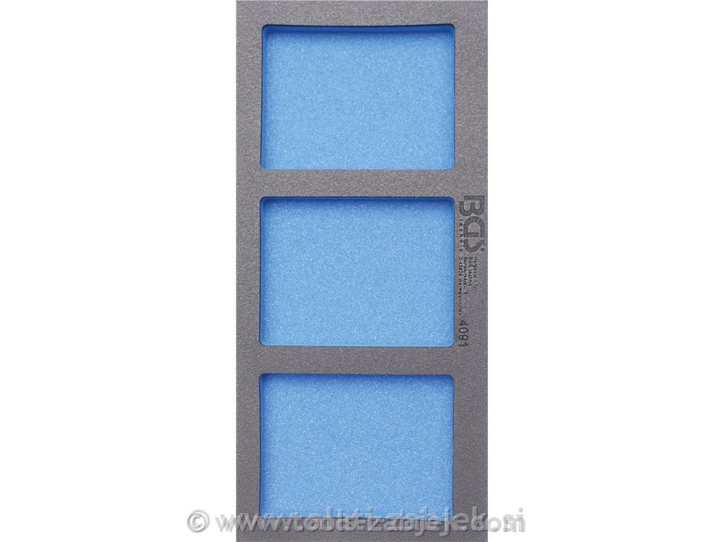 1/3 Empty insert with empty compartments BGS TECHNIC