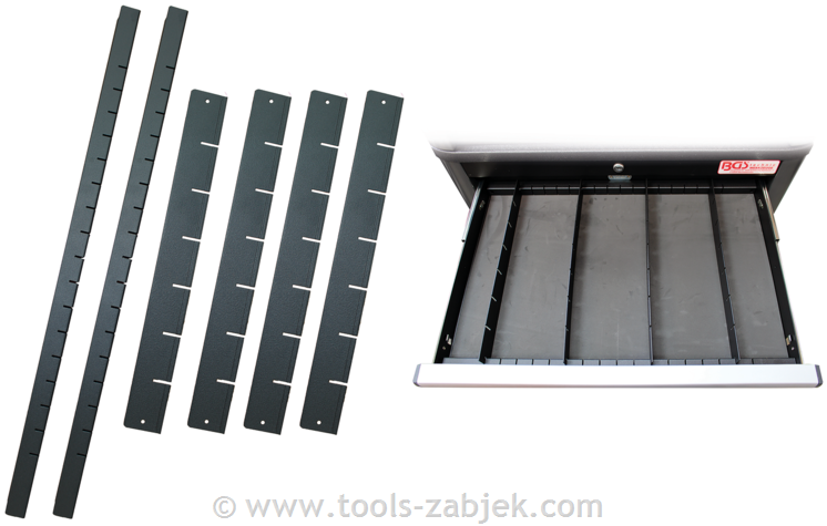 7-drawer tool trolley BGS TECHNIC