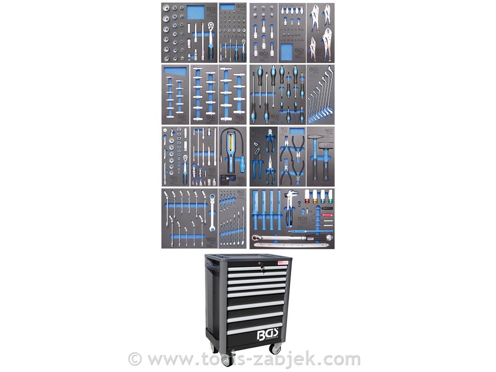 Tool trolley with 259-piece tool set PRO BGS TECHNIC