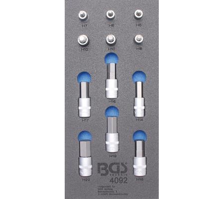 Tool trolley with 259-piece tool set PRO BGS TECHNIC