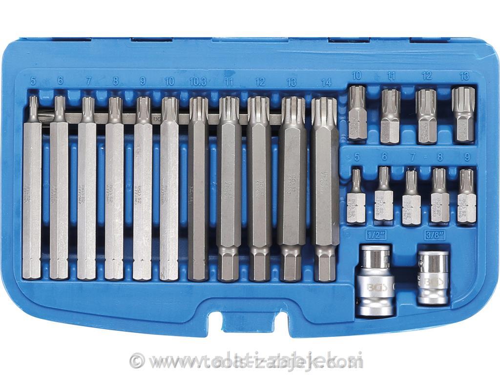 Bit socket set for RIBE M5-M13 BGS TECHNIC